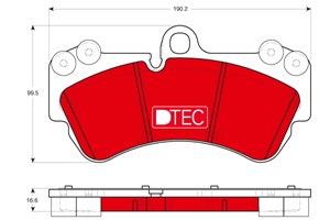 Bremseklosser sett, Framaksel, VW TOUAREG, 7L0 698 151 F, 7L0 698 151 H, 7L0 698 151 Q