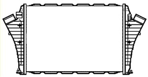 Ladeluftkjøler, CADILLAC BLS, BLS Wagon, SAAB 9-3, 9-3 Cabriolet, 9-3 Kombi, 9-3X, 013723, 0137f6, 12773072, 96291054