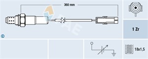 Lambdasonde, Foran, DAEWOO,OPEL,SUBARU,SUZUKI,VAUXHALL, 18213-60B00, 18213-60B00-000, 18213-64B00, 18213-64B00-000, 18213-82010, 2413339