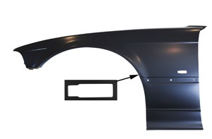 Skvettskjerm, Foran høyre, BMW 3 Cabriolet [E36], 3 Coupé [E36], 41 35 8 223 926