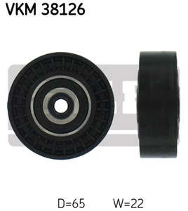 Styrerulle-kileribberem, Nedre venstre, Høyre, MERCEDES-BENZ A-KLASS [W168], VANEO [414], 668 202 07 19, 668 202 11 19