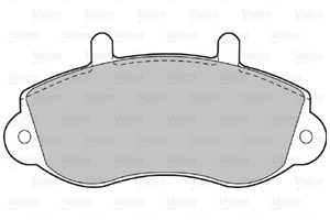 Bremseklosser sett, Framaksel, OPEL,RENAULT,VAUXHALL, 1605979, 4501150, 4502797, 7701205294, 7701206369, 7701207166, 9112777, 9161450, 9