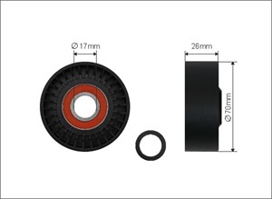 Strammerull, kilerem med ribber, HYUNDAI GRANDEUR, ix55, SONATA V, KIA OPIRUS, SORENTO I, 252813C100, 25281-3C100, 252813C600, 25281-3C6
