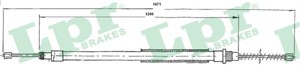 Kabel, parkeringsbremse, Høyre, PEUGEOT 309 I, 309 II, 474566