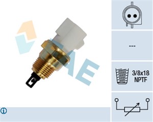 Sensor, innsugningsluft temperatur, FORD,MAZDA, 026 906 161 6, 1629085, 6740335, AX-3, E0 AE 12A697 AA, E0 AZ 12A697 A, E1 AZ 12A697 A,