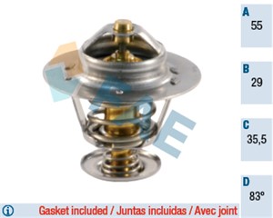 Termostat, kjølemiddel, CITROËN,FIAT,HYUNDAI,LADA,LANCIA,PEUGEOT,ROVER,SUZUKI,TOYOTA, 063337, 1338.23, 17570-86CA0, 17670-66G00, 21215-1