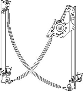 Vindusheis, Foran venstre, FORD GALAXY I, SEAT ALHAMBRA, VW SHARAN, 1 021 999, 1 133 175, 7M0 837 461, 95VWA23201BF, 95VWA23201BG