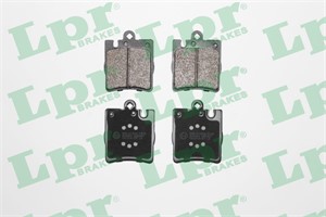 Bremseklosser sett, Bakaksel, MERCEDES-BENZ, 0024205220, 0034202820, 0034205220, 0054201920