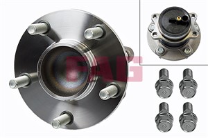 Hjullagersett, Bakaksel, CITROËN C4 AIRCROSS, MITSUBISHI OUTLANDER III, PEUGEOT 4008, 16 099 103 80, 16 137 309 80, 1609910380, 16137309