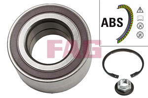 Hjullagersett, Framaksel, FORD TOURNEO CONNECT, TRANSIT CONNECT, 1484266, 1484269, 2T141215BA, 2T14-1215-BA, 2T141215BB, 2T14-1215-BB, 2