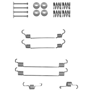Tilbehørsett, bremsesko, Bakaksel, CITROËN,OPEL,PEUGEOT,SUBARU,SUZUKI,TOYOTA,VAUXHALL