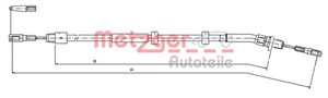 Kabel, parkeringsbremse, Bak, Høyre, MERCEDES-BENZ M-KLASS [W163], 163 420 08 85, 1634200885, 501 210 31 1C, 501210311C, A 163 420 08 85