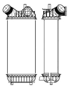 Ladeluftkjøler, FORD C-MAX II, C-MAX Van II, GRAND C-MAX, GRAND C-MAX Van, 1357004080, 1692747, 1697476, 1747987, 1755305, 3646A0, 615 0