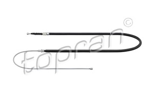 Kabel, parkeringsbremse, Bakre venstre, Høyre bak, SEAT TOLEDO IV, SKODA RAPID, RAPID Spaceback, 6R0 609 721E