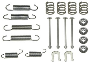 Tilbehørsett, bremsesko, Bakaksel, NISSAN,TOYOTA,VW