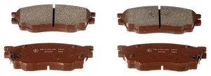 Bremseklosser sett, Framaksel, MAZDA 6 Hatchback, 6 Sedan, 6 Station Wagon, GJYA3328ZD, GJYB3323ZB, GJYB3323ZC, GJYB3323ZD, GJYB3328ZB,