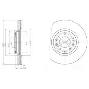 Bremseskive, MAZDA CX-7, L2063325X, L206-33-25XA