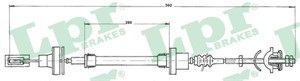 Kabel, clutchbetjening, VW POLO Classic, POLO II, POLO Coupé, 867721335E