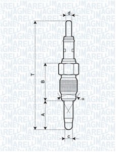 Glødeplugg, AUDI,SEAT,SKODA,VW, 1275580, N 103 021 01, N 103 021 02, N10302101, N10302102