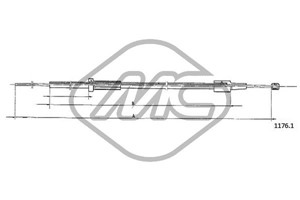 Panserkabel, FIAT DUCATO Buss, DUCATO Flak/chassi, DUCATO Panorama, DUCATO Skåp, 4401246, 4401247