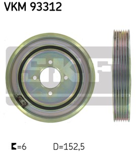 Remskive, veivaksel, CITROËN,PEUGEOT, 0515.L7, 0515.Q6