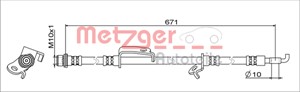 Bremseslange, Framaksel venstre, TOYOTA AVENSIS Kombi, AVENSIS Sedan, 90947W2065, 90947-W2065