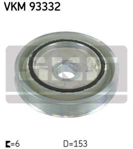 Remskive, veivaksel, CITROËN,FIAT,LANCIA,PEUGEOT, 0515.V3, 9683886680