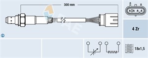 Lambdasonde, ALFA ROMEO MITO, FIAT GRANDE PUNTO, PUNTO, PUNTO EVO, PUNTO Skåp/halvkombi, LANCIA YPSILON, 55 22 27 81