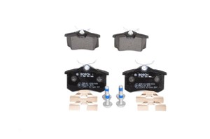Bremseklosser sett, Bakaksel, AUDI,CITROËN,DS,FORD,PEUGEOT,SEAT,SKODA,VW, 1001096, 1027640, 1027650, 1345340, 16 086 815 80, 16 231 805