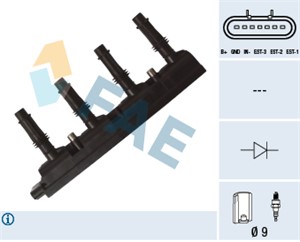 Tennspole, CHEVROLET,OPEL,VAUXHALL, 1208092, 1208093, 1208096, 55573735, 55575499, 55577898, 55579072