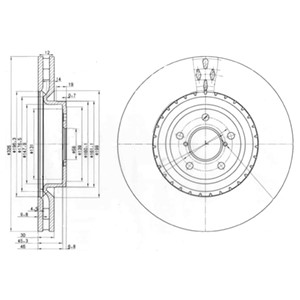 Bremseskive, Framaksel, SUBARU BRZ, IMPREZA Halvkombi, IMPREZA Sedan, 26300-FE000, 26300-FE010