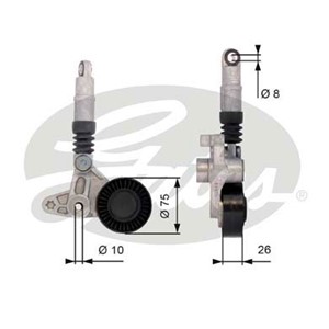 Strammerull, kilerem med ribber, AUDI A4 B7, A4 B7 Avant, A6 Allroad C6, A6 C6, A6 C6 Avant, 059145201E
