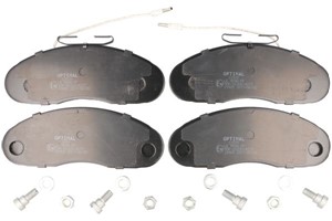 Bremseklosser sett, Framaksel, NISSAN,RENAULT,RENAULT TRUCKS, 5000295329, 5000823566, 5001834527, 5001842048, 7701203700