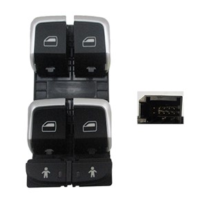 Bryter, vindusløfter, Foran venstre, AUDI A6 Allroad C7, A6 C7, A6 C7 Avant, A7 Sportback, Q3, 4G0 959 851 5PR, 4G0 959 851, 4GD 959 851