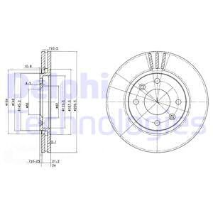 Bremseskive, Framaksel, PEUGEOT 406, 406 Break, 4246.L9, E169055