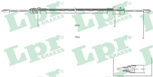 Kabel, parkeringsbremse, Foran, Senter, CITROËN,FIAT,LANCIA,PEUGEOT, 1472957080, 1487276080, 4745000000000, 4745T5