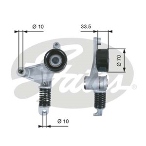 Strammerull, kilerem med ribber, TOYOTA ALPHARD / VELLFIRE, CAMRY Sedan, MATRIX, PREVIA III, RAV 4 III, 166200H020, 166200H021, 16620280