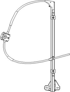 Vindusheis, Foran høyre, OPEL,RENAULT,VAUXHALL, 09109257, 09160791, 44 01 257, 45 00 491, 7700 351 294, 7700 352 491