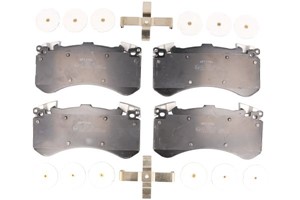 Bremseklosser sett, Framaksel, AUDI A6 C7, A6 C7 Avant, A7 Sportback, A8 D4, 4G0 698 151 F, 4H0 698 151 F, 4H0 698 151 J