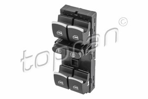 Bryter, vindusløfter, Foran, Kjøretøydør, På førersiden, SEAT ALHAMBRA, VW SHARAN, TOUAREG, TOURAN, 7P6 959 857