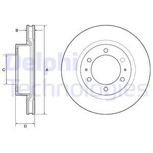 Bremseskive, Framaksel, TOYOTA FORTUNER, HILUX Pick-up VII, HILUX Pick-up VIII, 435120K090, 43512-0K140
