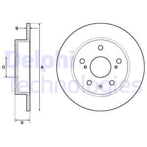 Bremseskive, Bakaksel, SUZUKI SWIFT IV, SX4 S-CROSS, VITARA, 5561161M00, 556116M00000, 5561170L00, 5561170L00000, 5561172L00