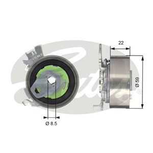Strammerull, tannrem, OPEL CORSA B, 24426500, 55567191, 5636732, 5636733, 5636740, 636654, 636725, 636739, 90412783, 90530123, 9128516,