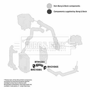 Ladeluftslange, Foran, Høyre, Nede, Venstre, Øvre, MERCEDES-BENZ VITO Buss [W638], VITO Skåp [W638], V-KLASS [638/2], 6385282982