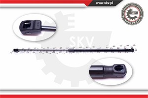 Pneumatisk fjær, motorpanser, Foran, AUDI A4 B5, A6 C5, A6 C5 Avant, ALLROAD C5, 4B0823359B, 4B0823359C, 4B3823359