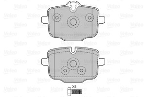 Bremseklosser sett, Bakaksel, ALPINA,BMW, 34 21 6 775 346, 34 21 6 857 805, 34 21 6 867 175, 34216775346, 34216857805, 34216867175