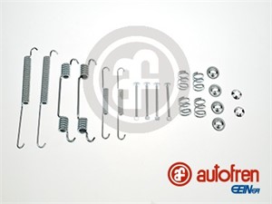 Tilbehørsett, bremsesko, Bakaksel, CITROËN,DACIA,PEUGEOT,RENAULT,VOLVO, 7701203980, 7701206972