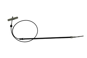 Kabel, parkeringsbremse, Foran, VW, 7H3711476D, 7H3711476E