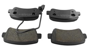 Bremseklosser sett, Bakaksel, NISSAN,OPEL,RENAULT,VAUXHALL, 04420 066, 04502 882, 04502882, 093167662, 095521679, 41 06 010 61R, 44 06 0