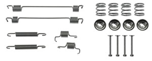 Tilbehørsett, bremsesko, Bakaksel, FIAT,MERCEDES-BENZ,OPEL,PEUGEOT